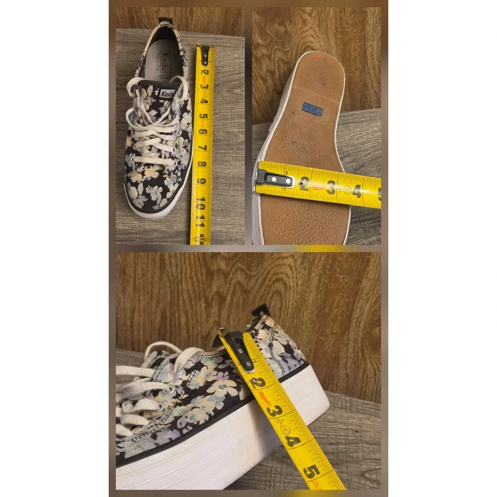 Keds Triple Up Floral Platform Sneakers Womens‎ Size 9.5 Multicolor